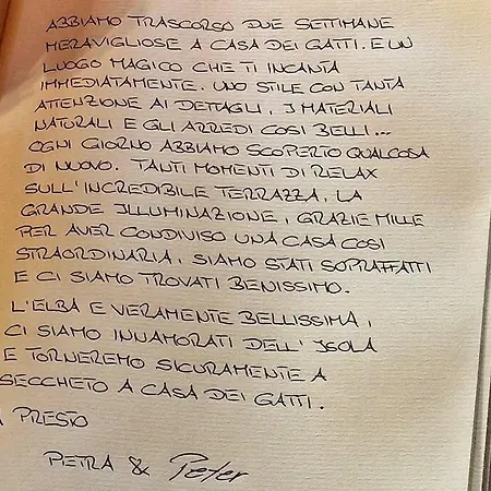 La Casa Dei Gatti A Seccheto, Una Chicca *